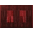 thumbnail image 1 of Ahgly Company Indoor Rectangle Abstract Red Contemporary Area Rugs, 4' x 6', 1 of 4