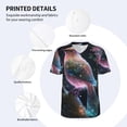 thumbnail image 3 of Vsdgher Bird 3 Mens T-Shirts Baseball Vintage Fashionable Lightweight Casual Crew Neck Slim Fit with Long Sleeves-Small, 3 of 7
