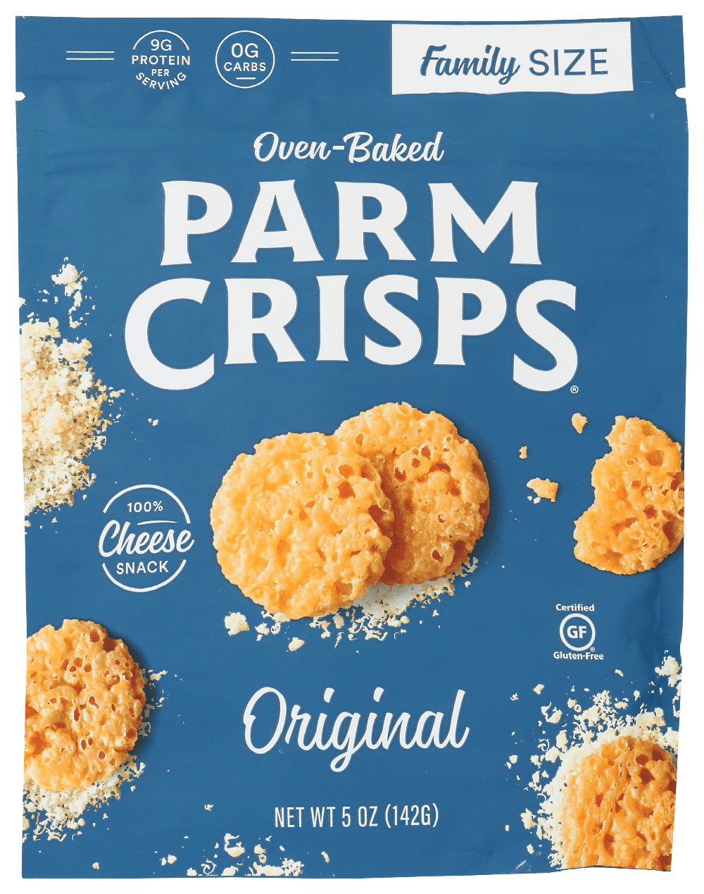 Parm Crisps Orginal Gluten Free 5 oz (Pack of 12)