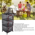 thumbnail image 3 of Drying Net, Easy Assembly Sturdy Structure Hanging Mesh Drying Rack Foldable Multifunction Strong Load Bearing Portable  For Tableware For Camping, 3 of 8