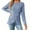 Blue, variant on Vetement Femme ete 2025 Womens Print Short Sleeve Round Neck Tee Casual & Comfy Women Long Sleeve Shirts Apparel T Shirt Short Shirts for Woman Oversized Tee for Women Summer Work S S