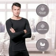 Rocky Men’s Thermal Underwear Set Insulated Top & Bottom Base Layer For