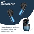 thumbnail image 4 of Auriculares compatibles con Bluetooth con estuche de carga deportivos TWS auriculares TWS con control de micrófono Toque Control Mini Auriculares Azul Inevent EL022575-01B, 4 of 7