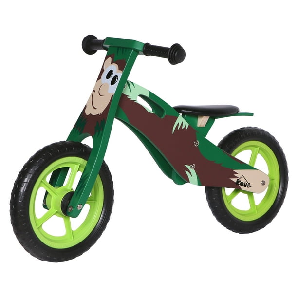 KOBE Wooden Balance Running Bike Birch Wood No Pedals Perfect