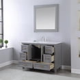 thumbnail image 2 of Isla 48" Marble Countertop Single Vanity w/Mirror Gray, 2 of 9