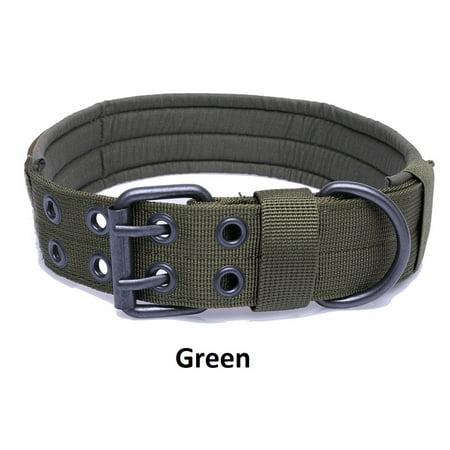 Nylon Dog Training Collar - Tactical Scorpion Gear Dog Collar Canine K9 Training Walking Military- Nylon