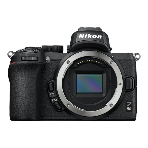 Nikon Z50 - Digital camera - mirrorless - 20.9 MP - APS-C - 4K / 30 fps - body only - Wireless LAN, Bluetooth - black