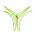 thumbnail image 1 of Gibobby Tangas de mujer Bragas de malla de cintura para mujer, bragas de ropa interior de de algodón de color sólido(Verde,Talla única), 1 of 3
