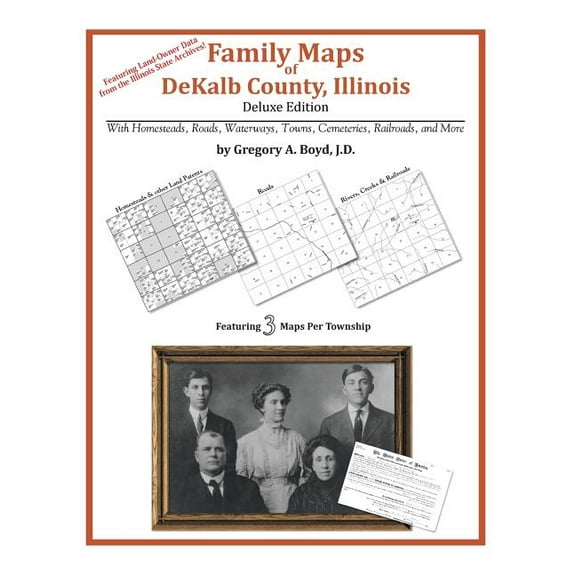 Family Maps of Dekalb County, Illinois