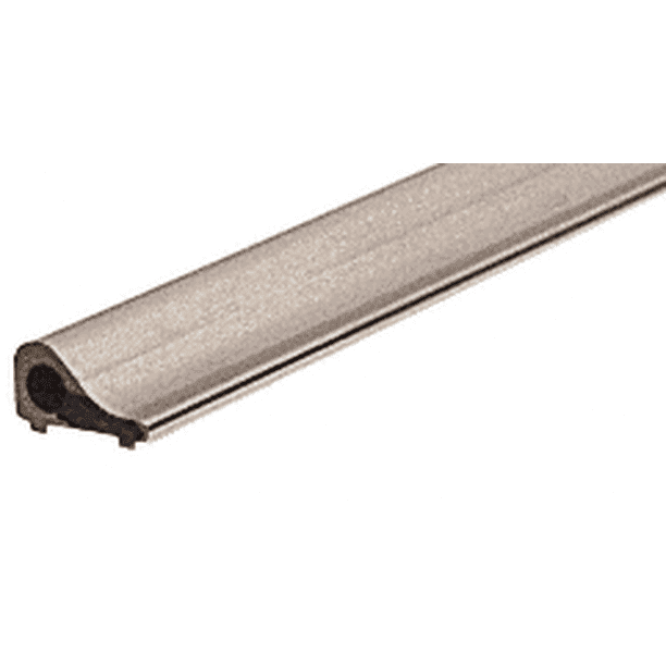 CRL S1L001BN Brushed Nickel Frameless Shower Door Tapered Threshold