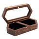 thumbnail image 2 of Cajas de joyería portátiles, Coleccionables Caja de anillos dobles Caja organizadora Vitrina Caja de anillos de , para de compromis Negro perfecl Vitrina de joyería, 2 of 8