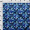 thumbnail image 3 of oneOone Cotton Flex Medium Blue Fabric Ocean Jelly Fish Quilting Supplies Print Sewing Fabric By The Yard 40 Inch Wide, 3 of 4