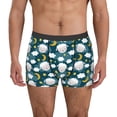 thumbnail image 2 of Goofa Sweet Dream Lamb Printed Men's Boxer Briefs Underwear, Moisture-Wicking Underwear, Trunk,Soft and Breathable Cotton Underwear-, 2 of 9