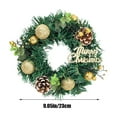 thumbnail image 3 of Christmas Candle Wreath Home Decoration for Festival Candle Stick Desktop Decoration Party Supplies For Holiday Table Centerpieces Home Decor Wedding Fireplace Decoration 9.05 in, 3 of 5