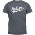 thumbnail image 1 of St. Patricks Day - Sober Dark Heather Adult T-Shirt, 1 of 1