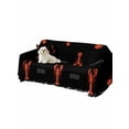 thumbnail image 2 of Red Shrimp Couch Cover Sofa Covers 3 Cushion Sectional Couch, Black Modern Art Coastal Nautical Washable Sofa Covers Slipcover Sectional Sofa Cover, Furniture Protector 71"x150", 2 of 9