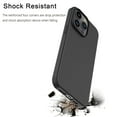 thumbnail image 5 of iPhone 17 Pro Case, Takfox For iPhone 17 Pro 6.3" Basic Case [Frosted] Shockproof Case Liquid Silicone Gel Rubber Soft TPU Anti-slip Bumper Thin Matte Slim Phone Case Covers For iPhone 17 Pro,Black, 5 of 9
