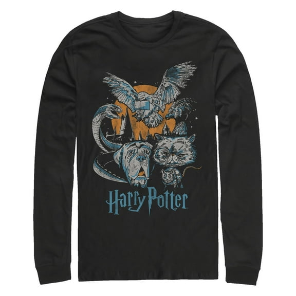 Men's Harry Potter Night Animals Long Sleeve Shirt