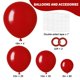 thumbnail image 2 of Globos de látex RUBFAC, rojo rubí, 129 unidades, diferentes tamaños, con kit, 2 of 7