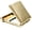 Gold B, variant on Vintage Metal Cigarette Case, Folding Pocket Holder, 14 Capacity up to 84mm
