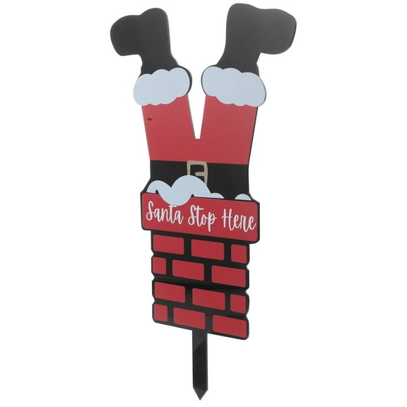 NIYANGLE garden signs outdoor Christmas Yard Sign Multi 1Set for Pathways