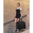 thumbnail image 7 of Weekender Bags for Women, Travel Duffel Bags with Shoe Compartment,Personal Item Travel Bag for Airlines, Carry on Overnight Tote Bag with Toiletry Bag (Black), 7 of 7