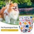 thumbnail image 4 of Pet Sanitary Pants Comfortable Leak-Proof High Absorbency Fastener Tape Printed Pattern Dog Diaper Wraps, 4 of 6