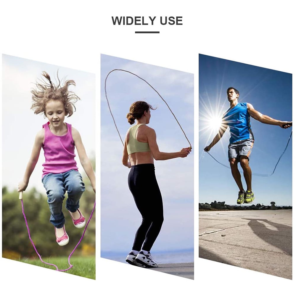 Jump Rope, Wigore Smart Jump Rope with Smart Life App, Skipping Rope for Girl ,Boy ,kids,fitness Jump rope,Fitness Gifts for Women,Men Black