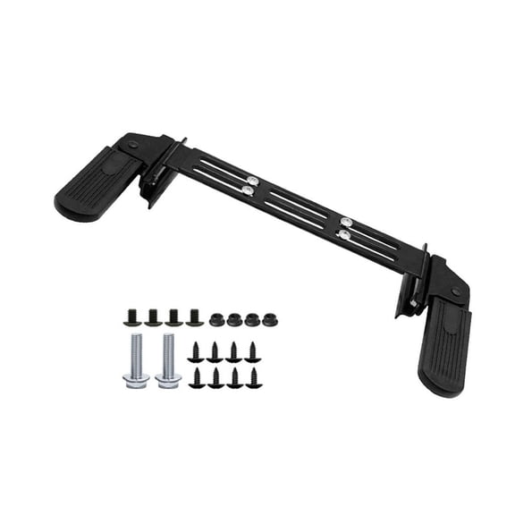 LAIQIEN Electric Scooter Anti Slip Folding Footrest Replacement Front Pedals Steel Foldable Footpegs for Electric Bike