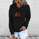 thumbnail image 1 of Jersey con capucha Pntutb para mujer, sudaderas con botones, bolsillo con cordón, estampado de Navidad, sudaderas informales de manga larga con cuello en V Pntutb Pntutb-3315, 1 of 4