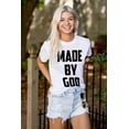 thumbnail image 3 of Made Religious Christ Faith Christian Plus Size Crewneck Graphic Tee Shirt Brisco Brands 4X, 3 of 5