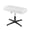 White, variant on VECELO Footrest Height Adjustable Ottoman Leg and Foot Rest for Work Comfort, Computer Desk Swivel Stool with Thick Padding, Office Seat, Brown