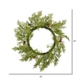 thumbnail image 4 of Vickerman 24" Cedar Pinecone Artificial Christmas Wreath, Unlit, 4 of 5