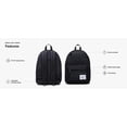 thumbnail image 2 of Mochila Herschel Supply Co. Negro clásico, 26 litros, reciclado, 2 of 7