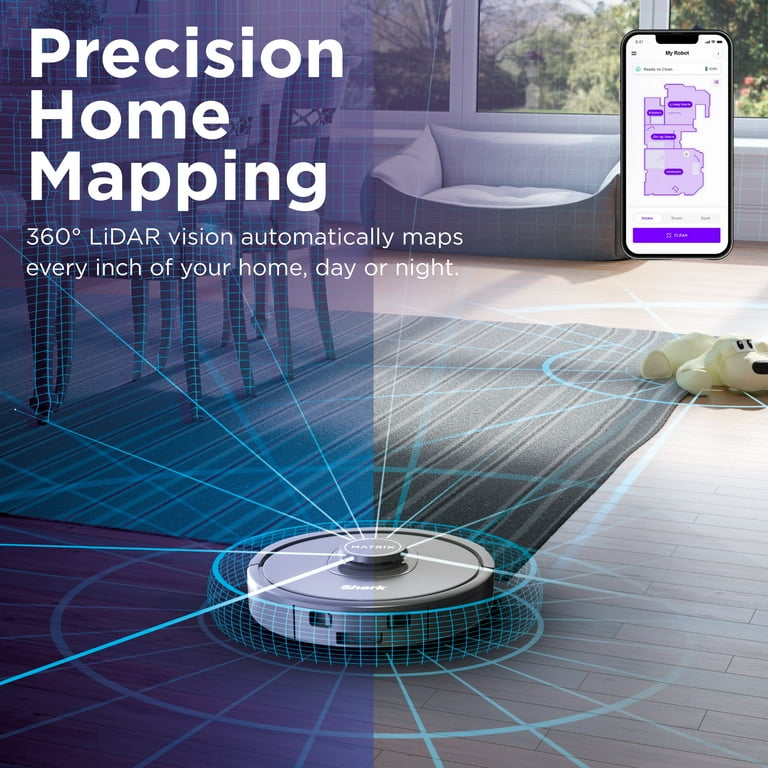 Shark robot vacuum multiple maps for multi-level homes