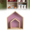 thumbnail image 6 of deevoka 2 Pieces Wall Storage Shelves House Shaped Home Decoration for Playroom Home, 6 of 9