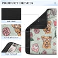 thumbnail image 4 of 2-Pack Seat Belt Covers with Flannel Seatbelt Shoulder Strap Case Adjustable Straps Soft Padding for Car Dog and Letter Envelopes Pattern Small, 4 of 8