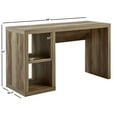 Better Homes & Gardens Cube Storage Office Desk, Weathered