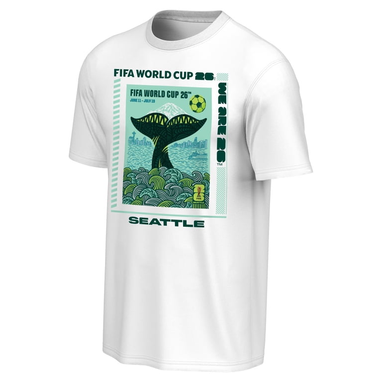 FIFA World Cup 2026 Men's Host City Poster Tee - Seattle - Walmart.com