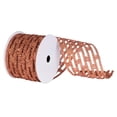 thumbnail image 5 of Vickerman 4" Purple Metallic Rectangle Wired Mesh Ribbon, 5 of 10