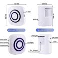 thumbnail image 2 of Motion Sensor Alarm System, Wireless Home Security Driveway Alarm Indoor, Motion Detector Alert with 2 Sensor and 1 Receiver -38 Chime Tunes 2025, 2 of 5