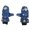 Blue, variant on 2pcs Kids Snow Mittens Warm Waterproof Windproof Thicken Polyester Fleece Cute Pattern Toddler Ski Gloves for Outdoor Walking Running Riding Black 5.91 inches / 15.00 cm