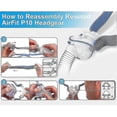 thumbnail image 5 of Replacement Headgear For P10 Nasal Pillow Cpap Strap 3 Shoulder Straps And 6 Adjustment Clips A, 5 of 5