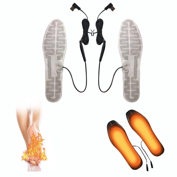 Plantillas Para Botas De Zapatos Con Calefacción Plantilla Para Zapatos Con Calefacción Usb Plantilla Para Zapatos Calientes De Invierno Para Esquiar Pesca Senderismo matsuzay HA046364-02