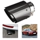 thumbnail image 1 of Tubo de escape trasero, modificación de automóvil Punta de escape de automóvil de carbono universal Tubo de escape trasero de automóvil Muy recomendado, 1 of 9
