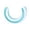 A001- Blue, variant on Inflatable Pool Float, U Shaped Pool Float, Pink and White Striped Pool Float, Lightweight Pool Float, 29X21 Inch Glossy Pvc Inflatable Swimming Float for Relaxing in Backyard