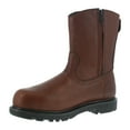 thumbnail image 3 of Iron Age Men's Hauler Flex-Met® Internal Met Guard Composite Toe 10" Side Zipper Wellington Brown Work Boots, 3 of 5