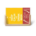 thumbnail image 1 of Quote Keep Calm And Drink Beer Yellow Desk Calendar Desktop Decoration 2023, 1 of 3