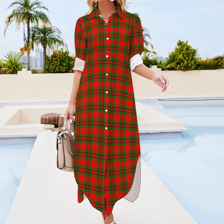 sachin and babi light blue dress Blue Plaid Long Dress Women Holiday Leisure Sexy V-neck Summer Sleeveless  Literary Graceful Classic Temperament A-line Vestidos