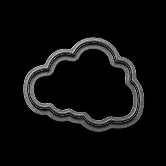 Pochoir Mignon en Acier au Carbone avec Cadre Nuage, Matrices de Découpe, Cartes de Scrapbooking 3D